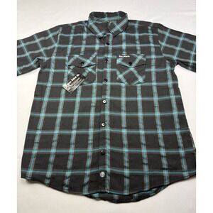 NWT Men XL Tall Plaid Flannel Shirt Button Down Casual New With Tags